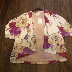 Anthropologie Odille Floral Jacket